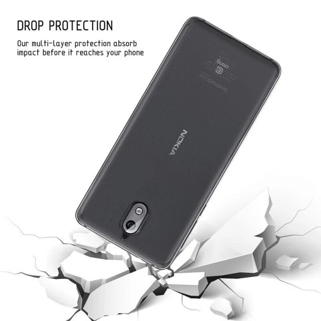 Чохол Crong Crystal Slim Cover для Nokia 3.1 Clear (CRG-CRSLIM-N31-TRS)