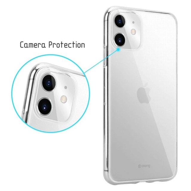 Чохол Crong Crystal Slim Cover iPhone 11 Transparent (CRG-CRSLIM-IP11-TRS)