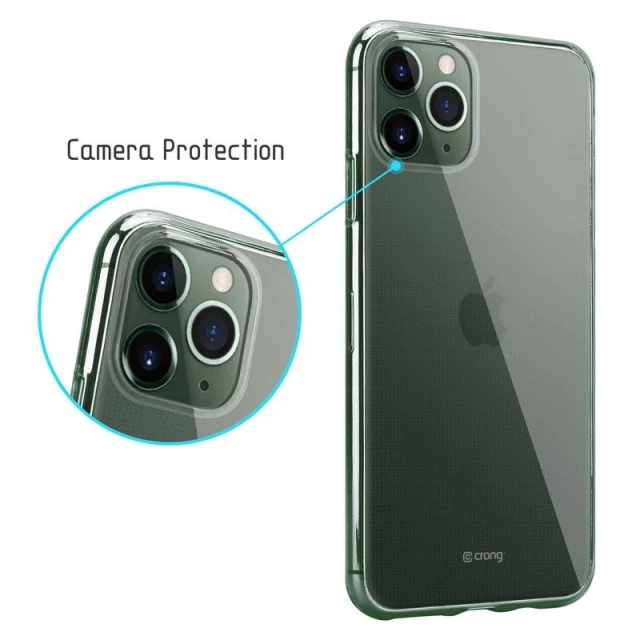 Чохол Crong Crystal Slim Cover iPhone 11 Pro Transparent (CRG-CRSLIM-IP11P-TRS)