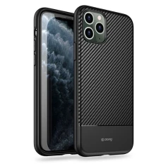 Чохол Crong Prestige Carbon для iPhone 11 Pro Max Black (CRG-CARB-IP11PM-BLK)