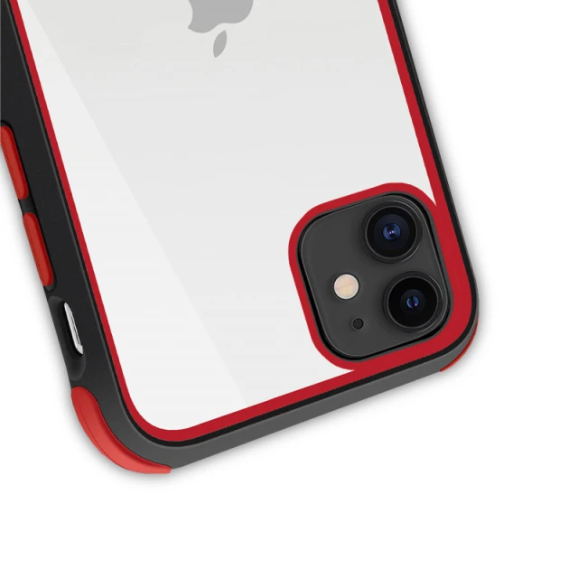 Чохол Crong Trace Clear для iPhone 11 Pro Black Red (CRG-TRC-IP11P-BR)