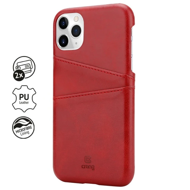 Чохол Crong Neat Cover для iPhone 11 Pro Red (CRG-NTC-IPH11P-RED)