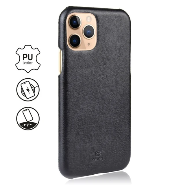 Чохол Crong Essential Cover iPhone 11 Pro Black (CRG-ESS-IP11P-BLK)