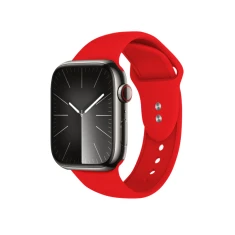 Ремінець Crong Liquid для Apple Watch Series 11/10 46 mm | Series 9/8/7/6/5/4/SE 45 mm | 44 mm Red (CRG-44LQB-RED)