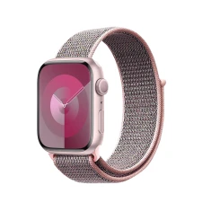 Ремешок Crong Nylon для Apple Watch Series 11/10 42 mm | Series 9/8/7 41 mm | 6/5/SE 40 mm | 3/2/1 38 mm Pink (CRG-40NLB-ROSE)