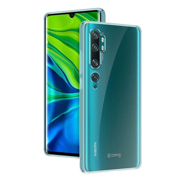 Чохол Crong Crystal Slim Cover для Xiaomi Mi Note 10 / Mi Note 10 Pro Clear (CRG-CRSLIM-XRMIN10P-TRS)