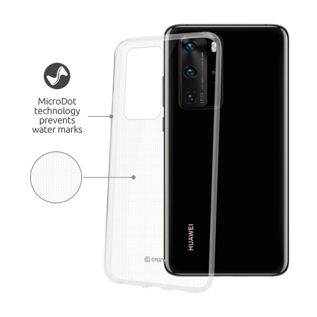 Чохол Crong Crystal Slim Cover Huawei P40 Transparent (CRG-CRSLIM-HP40-TRS)
