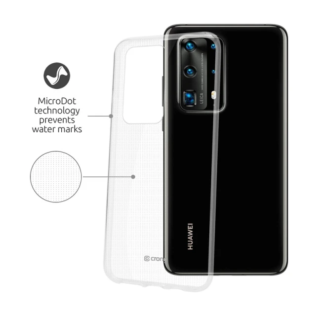 Чохол Crong Crystal Slim Cover для Huawei P40 Pro Transparent (CRG-CRSLIM-HP40P-TRS)