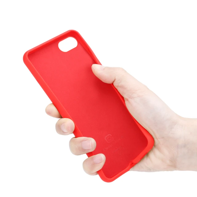 Чохол Crong Color Cover iPhone SE (2022/2020) / 8 / 7 Red (CRG-COLR-IP8-RED)