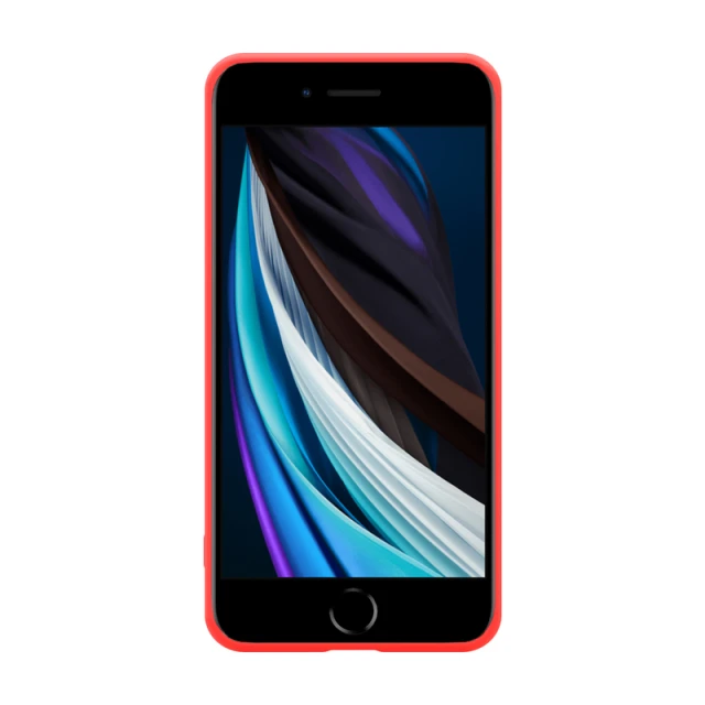 Чохол Crong Color Cover iPhone SE (2022/2020) / 8 / 7 Red (CRG-COLR-IP8-RED)