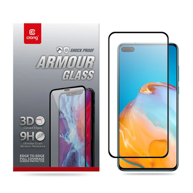 Скло загартоване Crong 3D Armour Glass 9H Huawei P40 (CRG-3DAG-HP40)