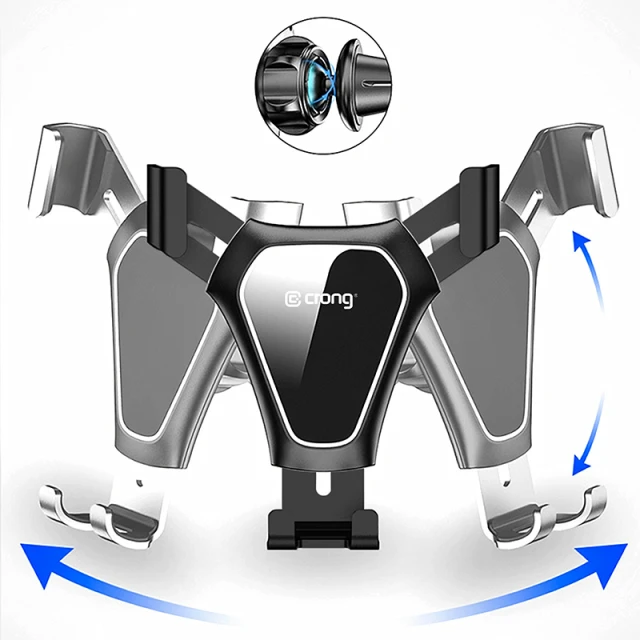 Автотримач Crong Gravity Auto-Clip Car Holder для телефону 4.7