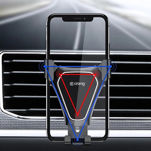 Автотримач Crong Gravity Auto-Clip Car Holder для телефону 4.7