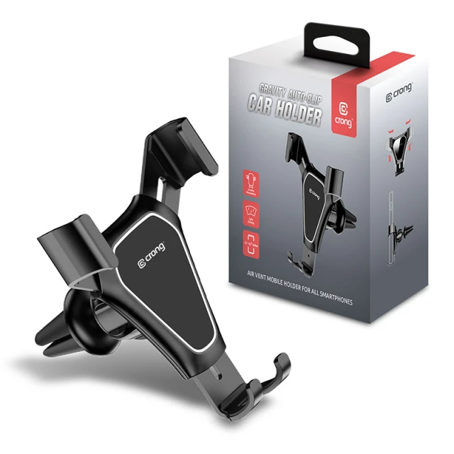Автотримач Crong Gravity Auto-Clip Car Holder для телефону 4.7