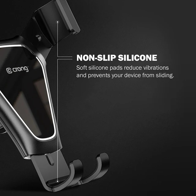 Автотримач Crong Gravity Auto-Clip Car Holder для телефону 4.7