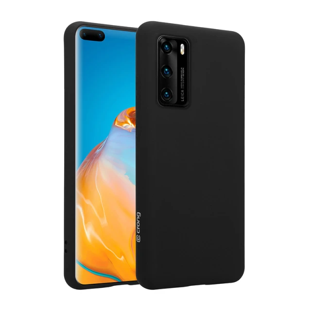 Чохол Crong Color Cover для Huawei P40 Black (CRG-COLR-HP40-BLK)