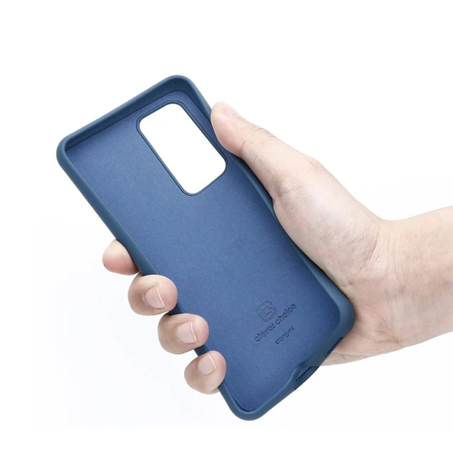Чохол Crong Color Cover Huawei P40 Blue (CRG-COLR-HP40-BLUE)