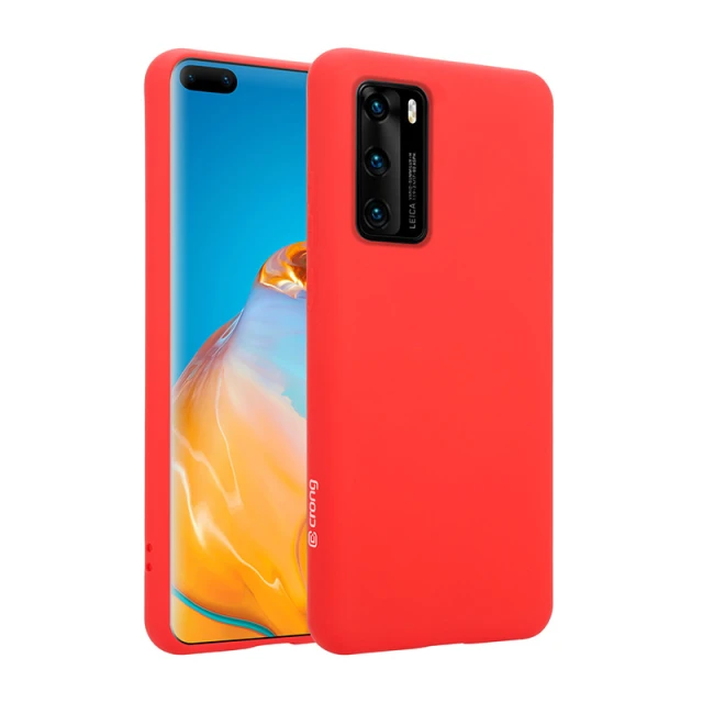 Чохол Crong Color Cover Huawei P40 Red (CRG-COLR-HP40-RED)