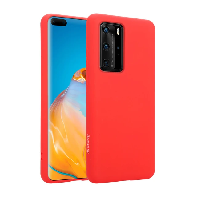 Чохол Crong Color Cover Huawei P40 Pro Red (CRG-COLR-HP40P-RED)
