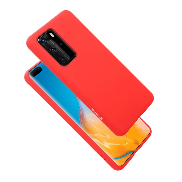 Чохол Crong Color Cover Huawei P40 Pro Red (CRG-COLR-HP40P-RED)