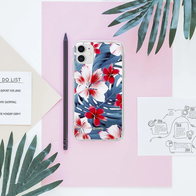 Чохол Crong Flower Case для iPhone 11 Pattern 03 (CRG-FLR-IP11-03)