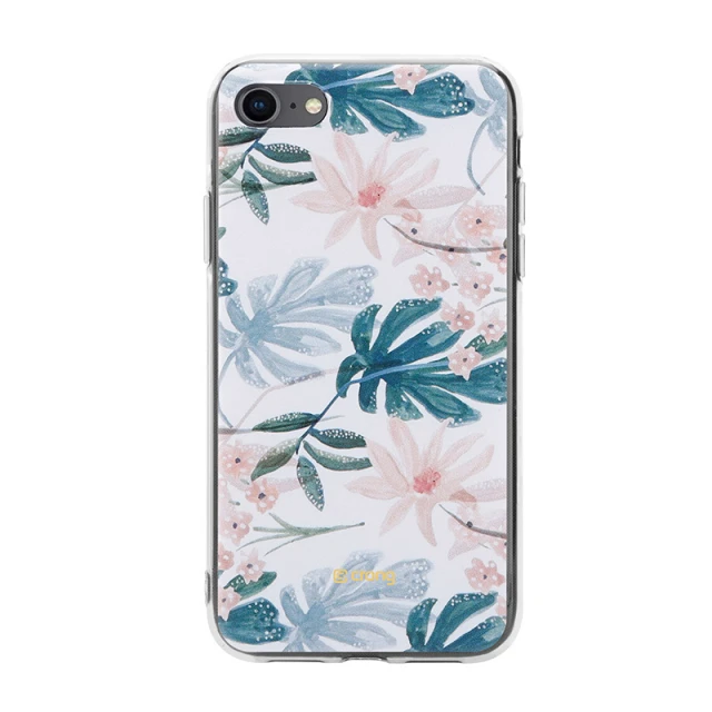Чехол Crong Flower Case iPhone SE/8/7 (CRG-FLR-IP8-01)
