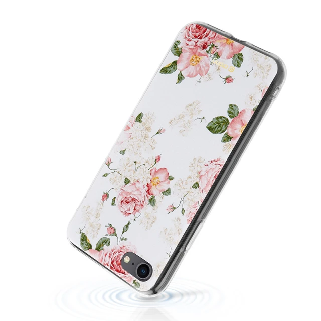 Чохол Crong Flower Case для iPhone SE (2022/2020) / 8 / 7 (CRG-FLR-IP8-02)