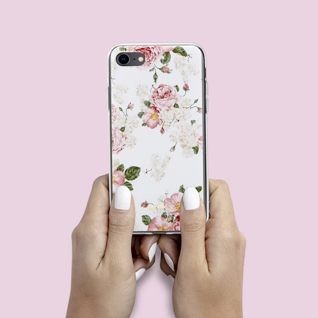 Чохол Crong Flower Case для iPhone SE (2022/2020) / 8 / 7 (CRG-FLR-IP8-02)