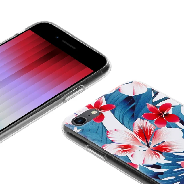 Чохол Crong Flower Case для iPhone SE (2022/2020) / 8 / 7 (CRG-FLR-IP8-03)
