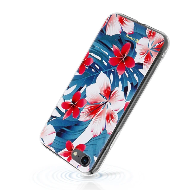 Чохол Crong Flower Case для iPhone SE (2022/2020) / 8 / 7 (CRG-FLR-IP8-03)