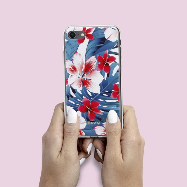 Чохол Crong Flower Case для iPhone SE (2022/2020) / 8 / 7 (CRG-FLR-IP8-03)