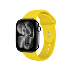 Ремешок Crong Liquid для Apple Watch Series 11/10 42 mm | Series 9/8/7 41 mm | 6/5/SE 40 mm | 3/2/1 38 mm Yellow (CRG-40LQB-YEL)