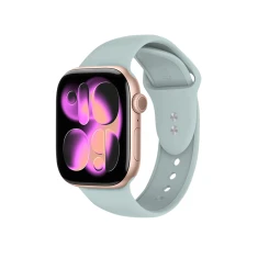 Ремінець Crong Liquid для Apple Watch Series 11/10 42 mm | Series 9/8/7 41 mm | 6/5/SE 40 mm | 3/2/1 38 mm Green (CRG-40LQB-GRN)