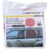 Сонцезахисна шторка на бічні вікна автомобіля Dunlop 36x44 см 2 шт Red (5907731985222)