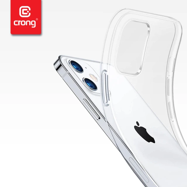 Чохол Crong Crystal Slim Cover для iPhone 12 / iPhone 12 Pro Transparent (CRG-CRSLIM-IP1261-TRS)
