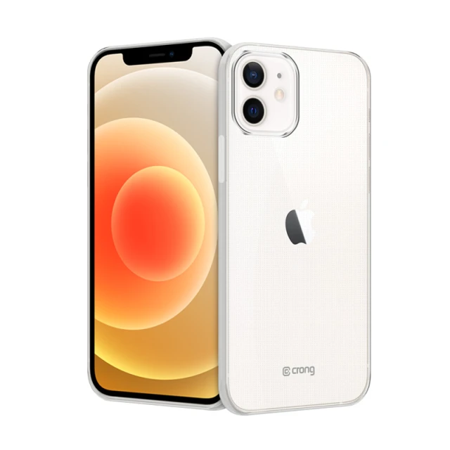 Чохол Crong Crystal Slim Cover для iPhone 12 / iPhone 12 Pro Transparent (CRG-CRSLIM-IP1261-TRS)