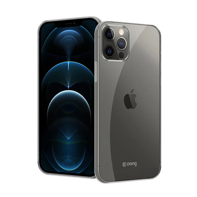 Чохол Crong Crystal Slim Cover для iPhone 12 Pro Max Clear (CRG-CRSLIM-IP1267-TRS)