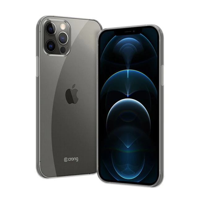 Чохол Crong Crystal Slim Cover для iPhone 12 Pro Max Clear (CRG-CRSLIM-IP1267-TRS)