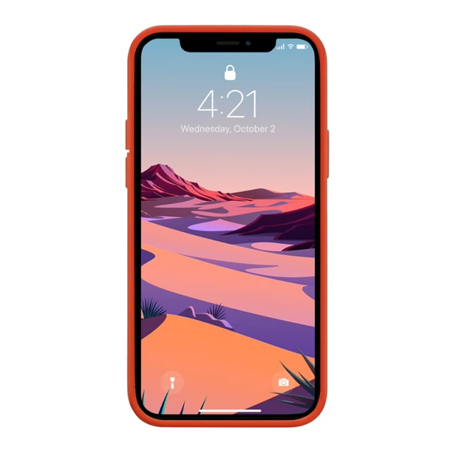 Чохол Crong Color Cover для iPhone 12 Pro Max Red (CRG-COLR-IP1267-RED)