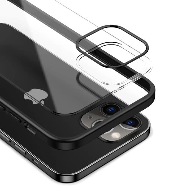 Чехол Crong Clear Cover для iPhone 12 Pro Max Black (CRG-CLRC-IP1267-BLK)
