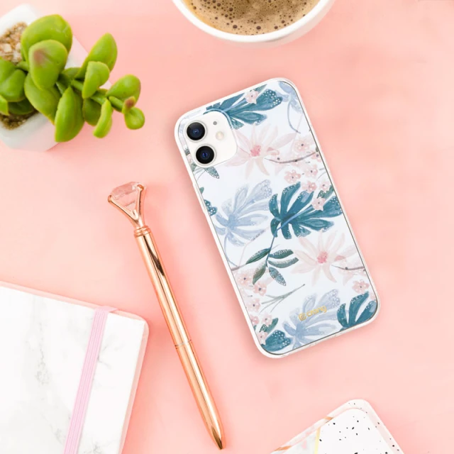 Чохол Crong Flower Case для iPhone 12 Mini Pattern 01 (CRG-FLR-IP1254-01)