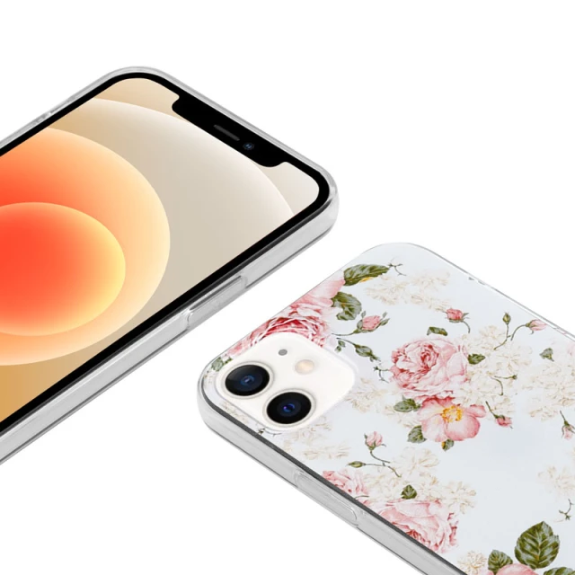 Чохол Crong Flower Case для iPhone 12 Mini Floral (CRG-FLR-IP1254-02)