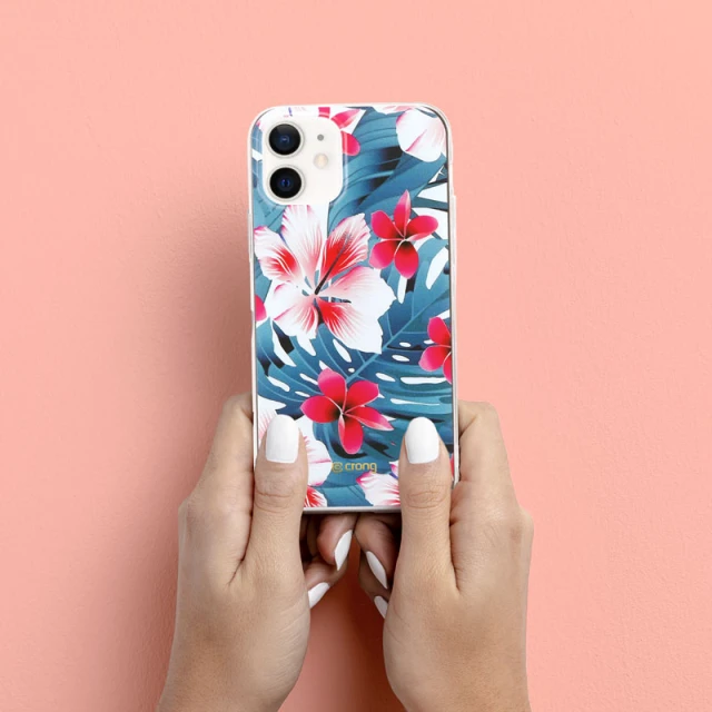 Чехол Crong Flower Case для iPhone 12 / iPhone 12 Pro Floral (CRG-FLR-IP1261-03)