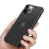 Чехол Crong Hybrid Carbon для iPhone 12 Pro Max Black (CRG-CRB-IP1267-BLK)