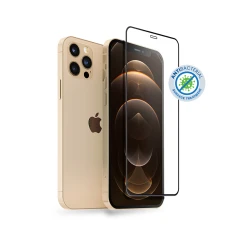 Захисне скло Crong Anti-Bacterial 3D Armour для iPhone 12 Pro Max (CRG-AB3DAG-IP67)
