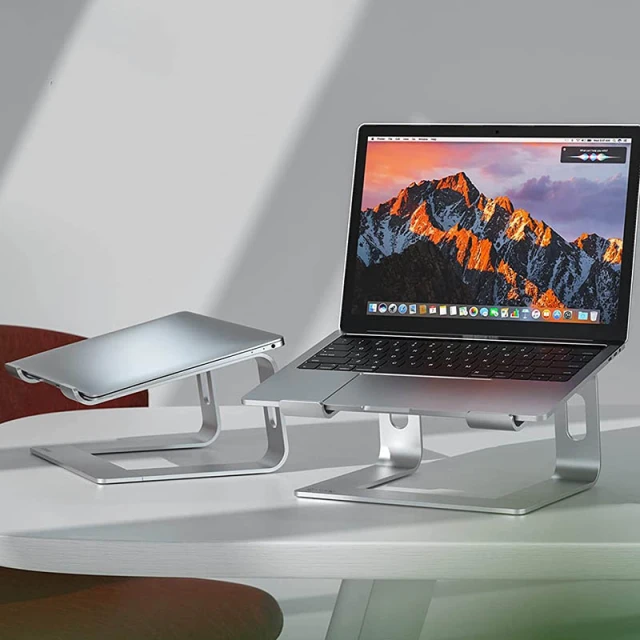 Підставка Crong AluBench для ноутбука Silver (CRG-ALUBN-SLV)