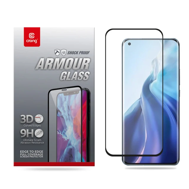Захисне скло Crong 3D Armour для Xiaomi Mi 11 Clear (CRG-3DAG-XM11)
