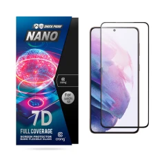 Захисне скло Crong 7D Nano Flexible Glass для Samsung Galaxy S21 (CRG-7DNANO-SGA21)