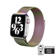 Ремінець Crong Milano Steel для Apple Watch Series 11/10 42 mm | Series 9/8/7 41 mm | 6/5/SE 40 mm | 3/2/1 38 mm Opalescent (CRG-40MST-OPL)