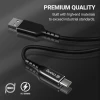 Кабель Crong Armor Link 60W PD 3A USB-A USB-C 150cm Black (CRG-AL15USAC-BLK)